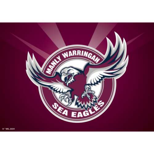 Sea Eagles NRL Edible Icing Image - A4 - Click Image to Close